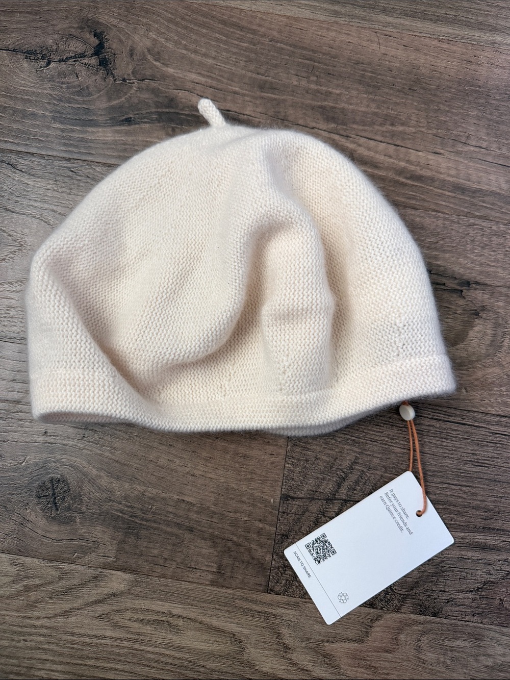 NWT Quince Cashmere Beret Hat - Picture 3 of 5
